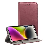  Maciņš Smart Magnetic Samsung A155 A15 4G/A156 A15 5G bordo 